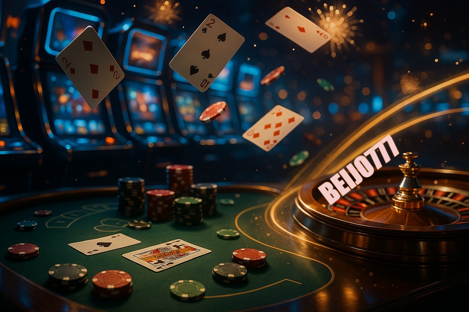 Jogos emocionantes no BEIJO777